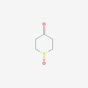 molecular formula C5H8O2S B096031 Tetrahydro-4H-thiopyran-4-one 1-oxide CAS No. 17396-36-0