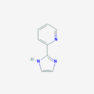molecular formula C8H7N3 B096035 2-(1H-Imidazol-2-yl)pyridine CAS No. 18653-75-3