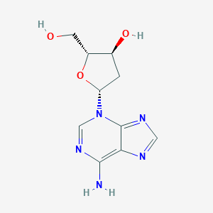 molecular formula C10H13N5O3 B096039 3-(2-Deoxy-beta-D-erythro-pentofuranosyl)-3H-purin-6-amine CAS No. 19046-84-5