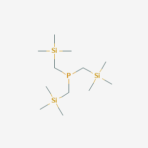 molecular formula C12H33PSi3 B096055 TRIS(TRIMETHYLSILYLMETHYL)PHOSPHINE CAS No. 18077-42-4