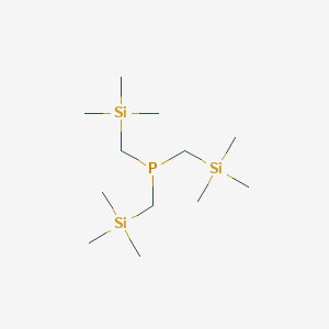 molecular formula C12H33PSi3 B096055 Tris((trimethylsilylmethyl))phosphine CAS No. 18077-42-4