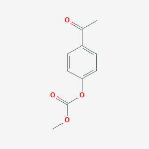 molecular formula C10H10O4 B096061 (4-Acetylphenyl) methyl carbonate CAS No. 17175-07-4