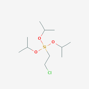 molecular formula C11H25ClO3Si B096062 2-Chloroethyltriisopropoxysilane CAS No. 18023-54-6