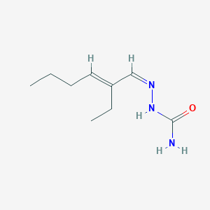 molecular formula C9H17N3O B096063 [(Z)-[(E)-2-ethylhex-2-enylidene]amino]urea CAS No. 16983-62-3