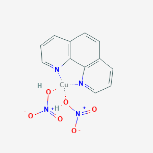 molecular formula C12H8CuN4O6 B096070 Dinitrato(1,10-phenanthroline)copper(II) CAS No. 19319-88-1