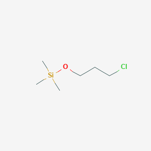 molecular formula C6H15ClOSi B096071 (3-Chloropropoxy)trimethylsilane CAS No. 18171-15-8