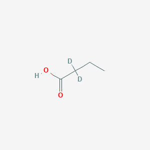 molecular formula C4H8O2 B096087 BUTYRIC-2,2-D2 ACID CAS No. 19136-92-6