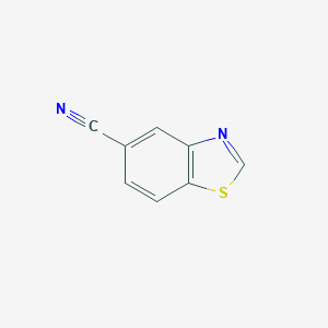 molecular formula C8H4N2S B096095 5-Benzothiazolecarbonitrile CAS No. 58249-57-3