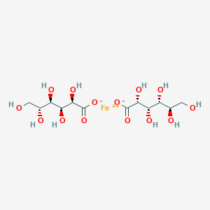 molecular formula C12H22FeO14·2H2O<br>C12H22FeO14 B096098 Fergon CAS No. 18829-42-0