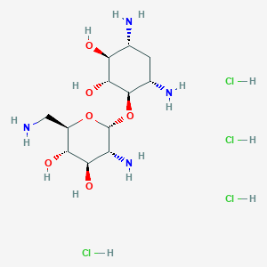 molecular formula C12H30Cl4N4O6 B096112 Neamine hydrochloride CAS No. 15446-43-2