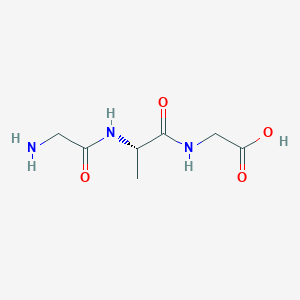 molecular formula C7H13N3O4 B096115 H-Gly-Ala-Gly-OH CAS No. 16422-05-2