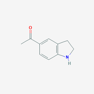 molecular formula C10H11NO B096121 Ethanone, 1-(2,3-dihydro-1H-indol-5-yl)- CAS No. 16078-34-5