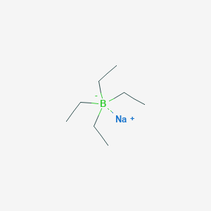 molecular formula C8H20BNa B096122 Sodium tetraethylborate CAS No. 15523-24-7