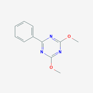 molecular formula C11H11N3O2 B096125 2,4-Dimethoxy-6-phenyl-1,3,5-triazine CAS No. 18213-73-5