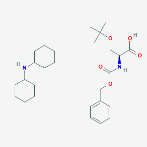 molecular formula C27H44N2O5 B096134 N-Z-O-tert-butyl-L-serine dicyclohexylamine salt CAS No. 16966-08-8
