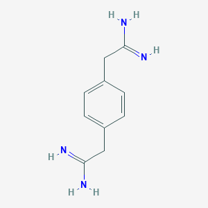 molecular formula C10H14N4 B096136 1,4-Benzenediethanimidamide CAS No. 15411-53-7