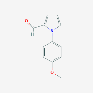 molecular formula C12H11NO2 B096143 1-(4-methoxyphenyl)-1H-pyrrole-2-carbaldehyde CAS No. 30186-36-8
