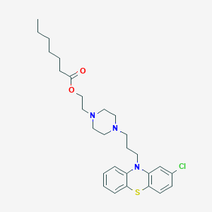 molecular formula C28H38ClN3O2S B096144 Perphenazine enanthate CAS No. 17528-28-8