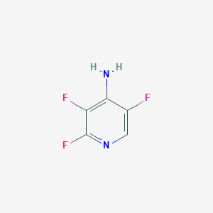 molecular formula C5H3F3N2 B009616 2,3,5-Trifluoro-4-pyridinamine CAS No. 105252-95-7