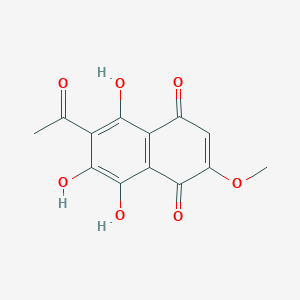 6-Acetyl-5,7,8-trihydroxy-2-methoxynaphthalene-1,4-dione