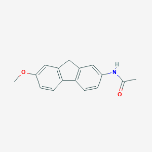 molecular formula C16H15NO2 B096168 N-(7-methoxy-9H-fluoren-2-yl)acetamide CAS No. 16690-44-1