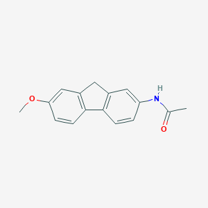 molecular formula C16H15NO2 B096168 Acetamide, N-(7-methoxyfluoren-2-YL)- CAS No. 16690-44-1