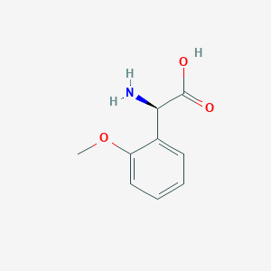 molecular formula C9H11NO3 B009617 (R)-2-Amino-2-(2-methoxyphenyl)acetic acid CAS No. 103889-84-5