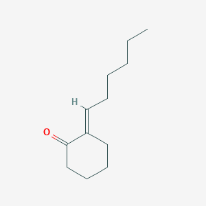 molecular formula C12H20O B096171 Cyclohexanone, 2-hexylidene- CAS No. 16429-07-5