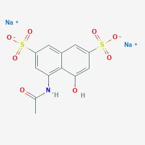 2,7-Naphthalenedisulfonic acid, 4-(acetylamino)-5-hydroxy-, disodium salt