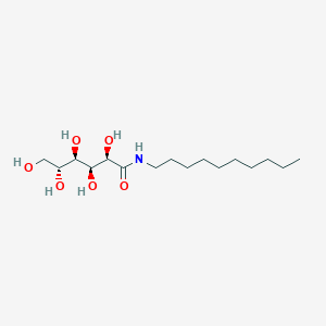 molecular formula C16H33NO6 B096182 N-Decyl-D-gluconamide CAS No. 18375-62-7