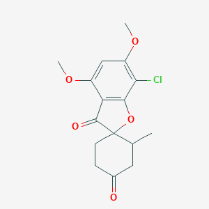 Spiro[benzofuran-2(3H),1'-cyclohexane]-3,4'-dione, 7-chloro-4,6-dimethoxy-2'-methyl-