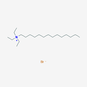 molecular formula C20H44BrN B096217 Tetradecyltriethylammonium bromide CAS No. 18144-35-9