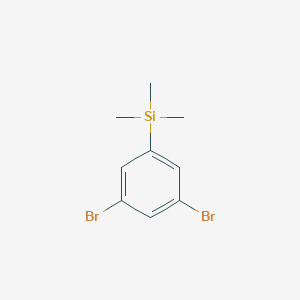 molecular formula C9H12Br2Si B096220 3,5-Dibromo-1-trimethylsilylbenzene CAS No. 17878-23-8
