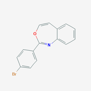 molecular formula C15H10BrNO B096221 2-(4-Bromophenyl)-3,1-benzoxazepine CAS No. 19062-91-0