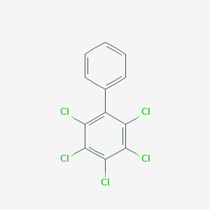 molecular formula C12H5Cl5 B096224 2,3,4,5,6-Pentachlorobiphenyl CAS No. 18259-05-7