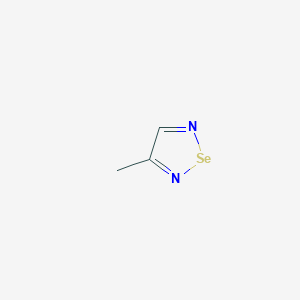 molecular formula C3H4N2Se B096225 3-Methyl-1,2,5-selenadiazole CAS No. 17505-11-2