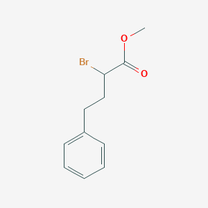molecular formula C11H13BrO2 B096226 Methyl 2-bromo-4-phenylbutanoate CAS No. 16503-47-2