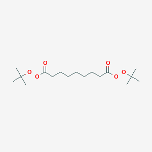 molecular formula C17H32O6 B096228 Nonanediperoxoic acid, bis(1,1-dimethylethyl) ester CAS No. 16580-06-6