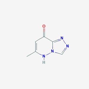 molecular formula C6H6N4O B096231 6-Methyl-[1,2,4]triazolo[4,3-b]pyridazin-8-ol CAS No. 18591-70-3