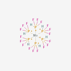 molecular formula F18H6MoP6+6 B096232 Molybdenum, hexakis(phosphorus trifluoride)- CAS No. 15339-46-5