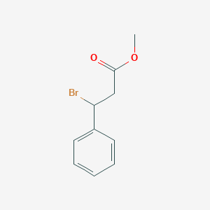 molecular formula C10H11BrO2 B096233 Methyl 3-bromo-3-phenylpropanoate CAS No. 16503-45-0
