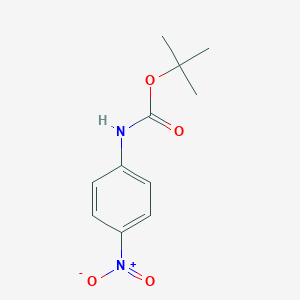 molecular formula C11H14N2O4 B096235 叔丁基 4-硝基苯基氨基甲酸酯 CAS No. 18437-63-3