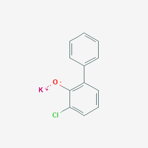 molecular formula C12H8ClKO B096237 3-Chloro-2-biphenylol potassium salt CAS No. 18128-17-1