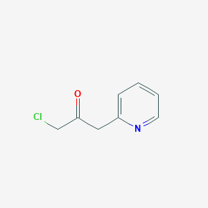 molecular formula C8H8ClNO B009624 1-Chloro-3-pyridin-2-ylpropan-2-one CAS No. 106260-02-0