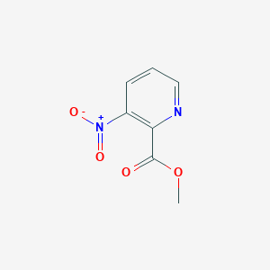 molecular formula C7H6N2O4 B009625 Methyl 3-nitropyridine-2-carboxylate CAS No. 103698-08-4