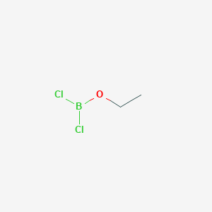molecular formula C2H5BCl2O B096256 Dichloro-(ethoxy)borane CAS No. 16339-28-9