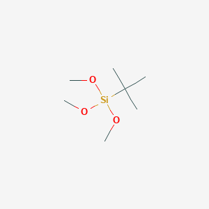 molecular formula C7H18O3Si B096275 T-butyltrimethoxysilane CAS No. 18395-29-4