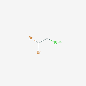 molecular formula C2H3BBr2 B096280 Borane, dibromoethyl- CAS No. 17933-10-7
