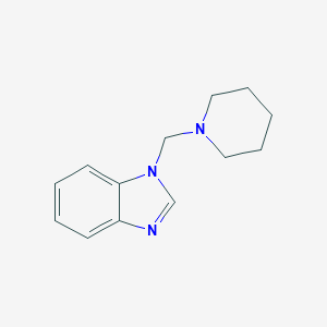 molecular formula C13H17N3 B096283 Benzimidazole, 1-(piperidinomethyl)- CAS No. 19213-19-5