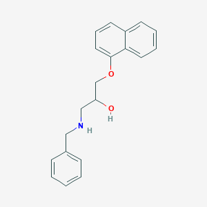 molecular formula C20H21NO2 B096294 2-Propanol, 1-benzylamino-3-(naphthyloxy)- CAS No. 18542-14-8